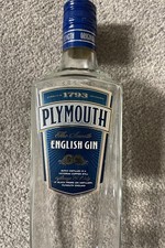 PLYMOUTH GIN EMPTY BOTTLE -