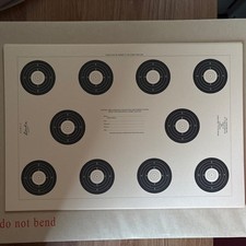 NSRA 25m Air  Rifle Targets x
