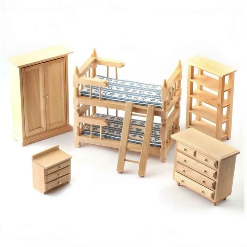 Light oak bedroom - light, furniture