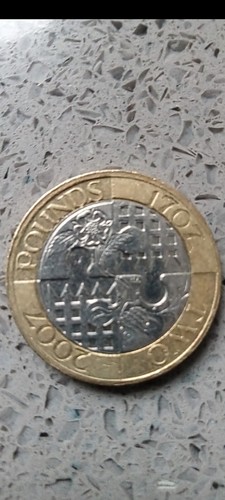 Rare 1707 2007 error pound - rare, 2
