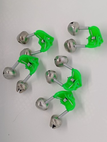 5pcs green fishing - green, bells