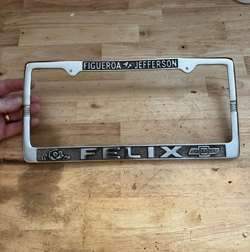 Felix cat chevy - license, plate