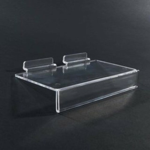 Acrylic slatwall shelf 100 - acrylic,