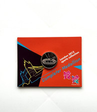 London Olympic 2012 50p  =  Medallion As Shown Removed From Large Folder =