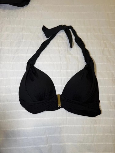 Biba black halter - halter, neck
