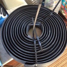 7 mtrs x Heavy Duty Rubber Floor Cable Protector Strip 30mmx10mm cable hole 10mm