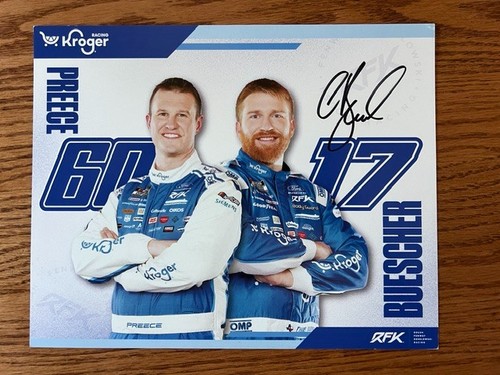 Chris buescher autographed - chris,