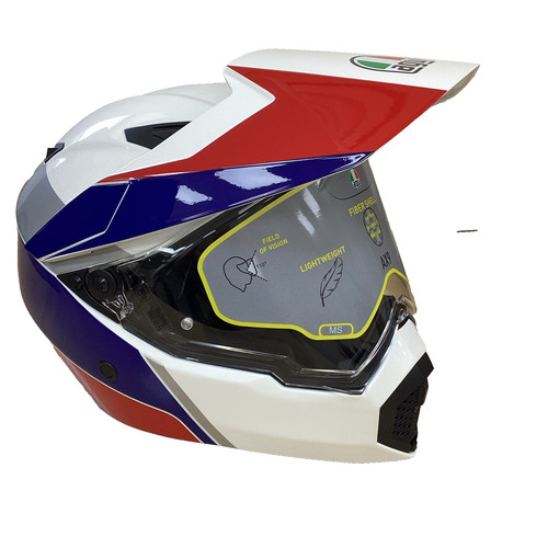 Agv ax9 atlante white - ax9, white/blue/red