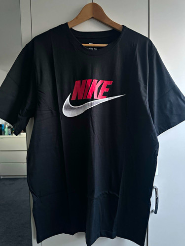 Nike tee black logo graphic - nike,