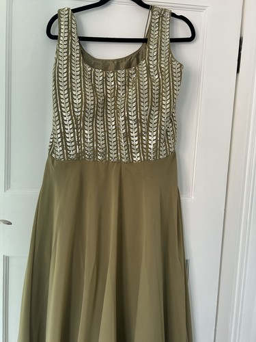 Elegant olive gold sharara - elegant,