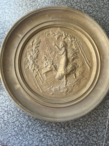Vintage peerage embossed brass - embossed,