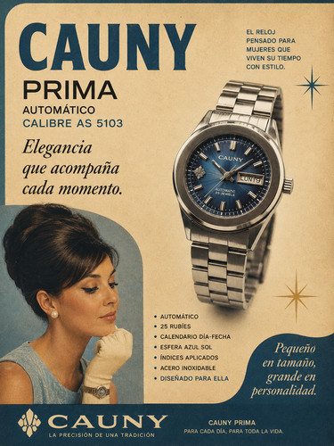 Vintage watch cauny prima - watch,