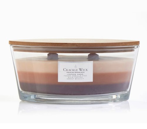 Crackle wick candle - wick, candle,