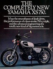 1976 Ad Yamaha XS 750