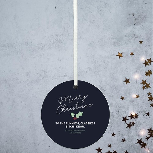Merry christmas humour themed - merry,