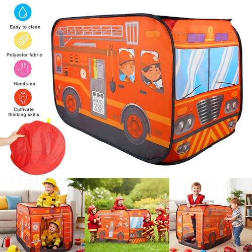 Car tent fire truck playhouse - tent,
