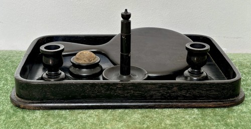 Antique ebony dressing table - ebony,