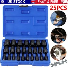 25PCS Easy Out Bolt Extractor Set, Multifunctional Stud Damaged Screw Extractor