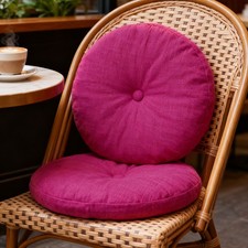 Round Tatami Seat Cushion Floor Pillow Soft Washable Meditation Chair Pad