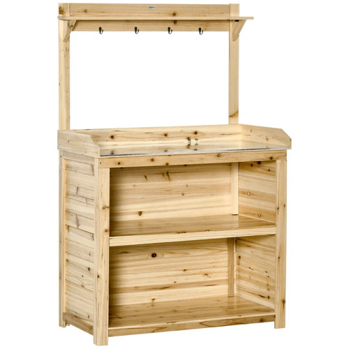 Garden potting bench table - garden,