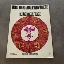 The Beatles - Here there and everywhere -RARE Org Northern songs LMT sheet music