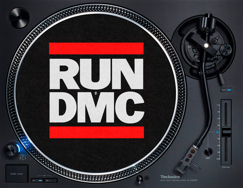 Run dmc logo turntable - logo, 12"