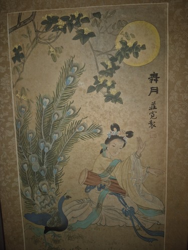 Pair antique scroll - a,