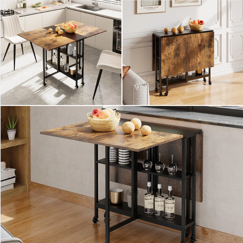 Folding dining table wooden - dining,