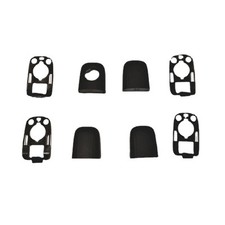 4 Pieces Exterior Door Handle Cover End Cap Set Replaces Parts for Citroen C2 C3