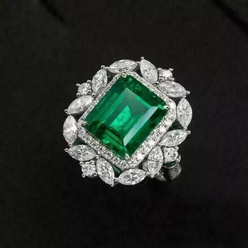 3ct lab created emerald - lab,