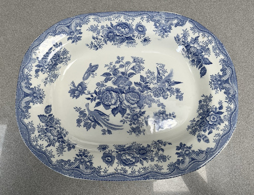 Antique blue and - antique, white