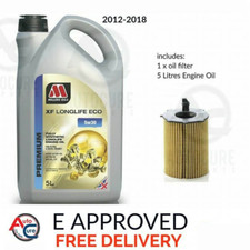 FITS FORD B-MAX 1.5 TDCi ZETEC (MK1 (B232)) SERVICE KIT 5L OIL & FILTER 2012-18