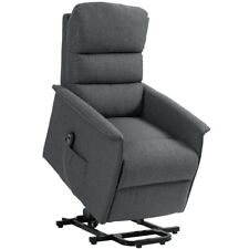 HOMCOM Power Lift Recliner Electric Reclining Chair with Remote, Dark Grey