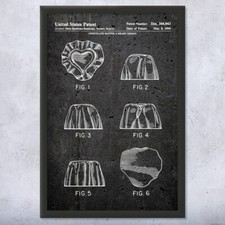 Chocolate Heart Patent Wall