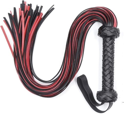 Bdsm flogger whip sex toy - flogger, pu