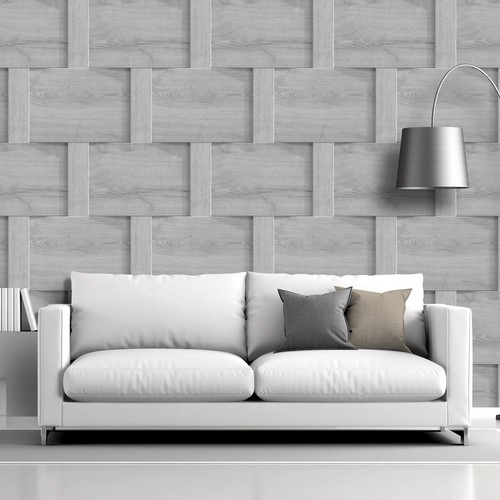Debona harrow weave wood panel - harrow,