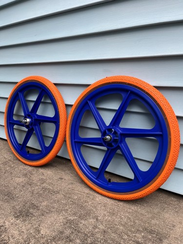Skyway mags blue wheels - mags,