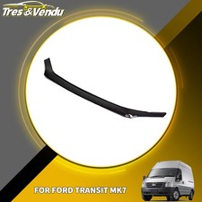 Tresvendu| For 2007-2013 Ford Transit MK7 Black Bonnet Guard Stone Bug Deflector