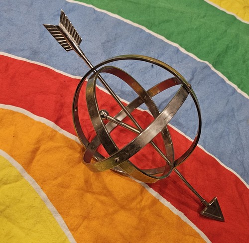 Vintage armillary arrow - vintage, sphere