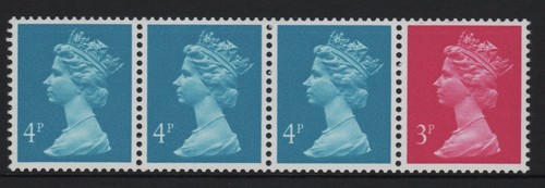 Machin stamps coil - "x",
