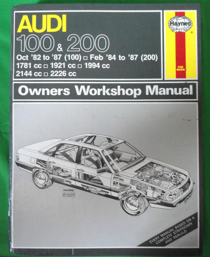 Haynes service manual - audi, 100