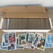Vintage Topps Baseball Cards 80s 1989 1988 Full Pack Job Lot