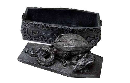 Gothic dragon coffin shaped - dragon,