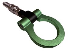 L GREEN Tow Hook Towing Eye Loop for Toyota MR2 Mk3 Roadster 1999 - 2007