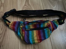 Eco Friendly/Fair Trade Hippy Boho Rasta Bum Bag/Fanny Pack Festival/Travel
