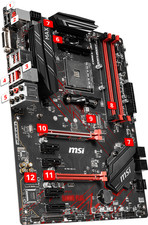MSI B450 Gaming Plus Max ATX Motherboard – AM4 Socket