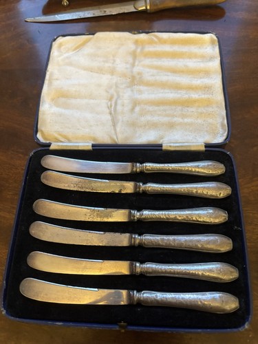 Set vintage silver - set, 6