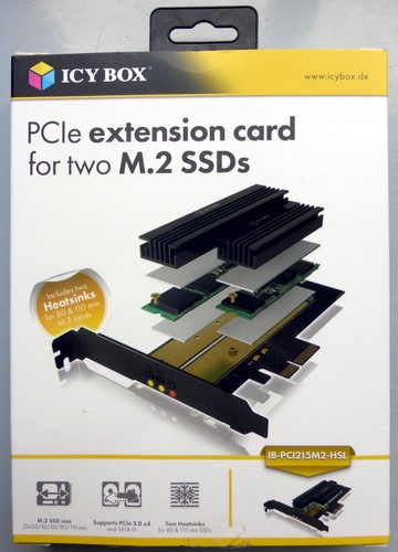 Icy box pci215m2 - box, ib-pci215m2-hsl