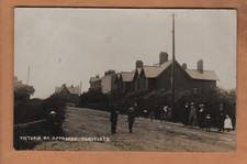 Cleveleys, Lancashire - Victoria road Approach RPPC - posted 1910