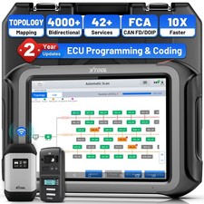 XTOOL X100MAX TOP IMMO Key Programming Tool ECU Coding OBD2 Scanner With KC501